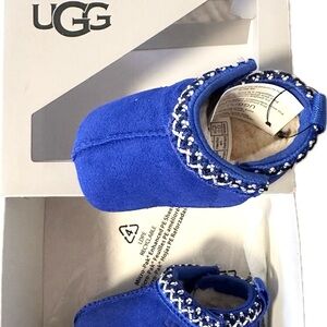 UGG Baby NEW Tasman Bright Royal Blue Slippers 0/1